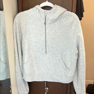 Lulu lemon cropped scuba quarter zip